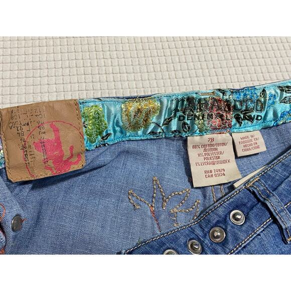 Vintage Y2K 2000s Parasuco Blue Denim Jeans 28x31 - Picture 10 of 13